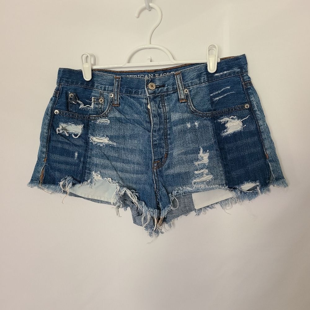 American Eagle Vintage Hi-rise Festival Shorts sz 8